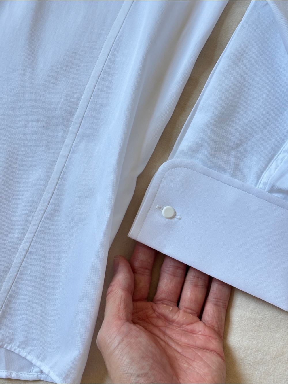 Dunhill London White Dress Shirt Men’s Size 17.5 / 44 NWT - Picture 5 of 6